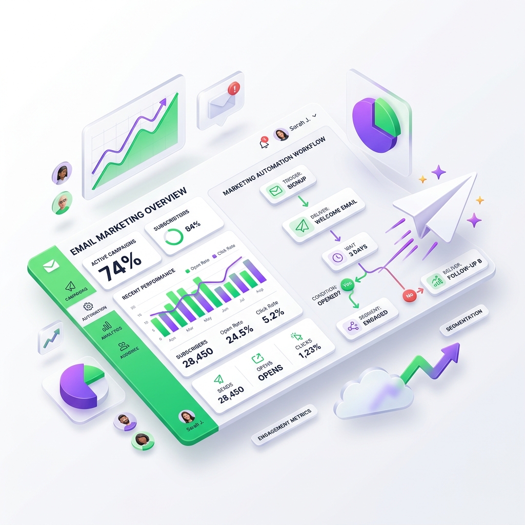 SaaS Email Dashboard